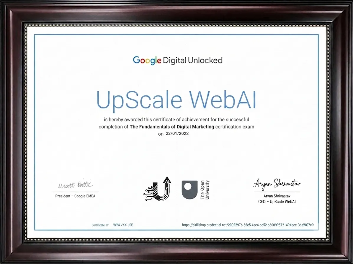 PartnerTech Certificate
